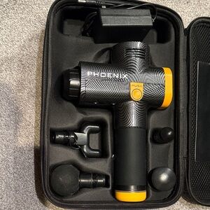 Phenix Carbon Fiber and Orange Massage Device